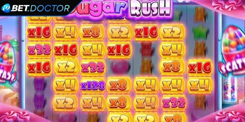 Khai thác biểu tượng đặc biệt nhận thưởng Bữa Tiệc Kẹo Ngọt Đá Quý i9Bet