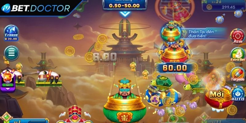 Tỷ lệ trả thưởng trong Chúng Thần Phát Tài i9Bet